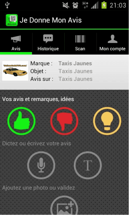 Questionnaires et QR Codes